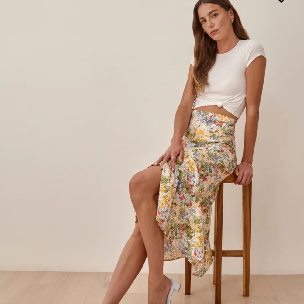 Reformation Bea Countryside Skirt